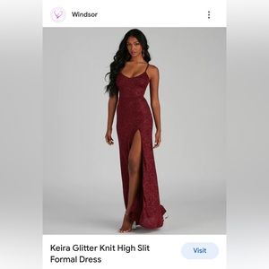 Keira Windsor Glitter Formal Dress